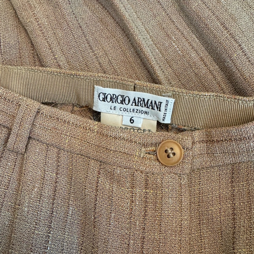 VINTAGE Giorgio Armani Straight Leg Pants